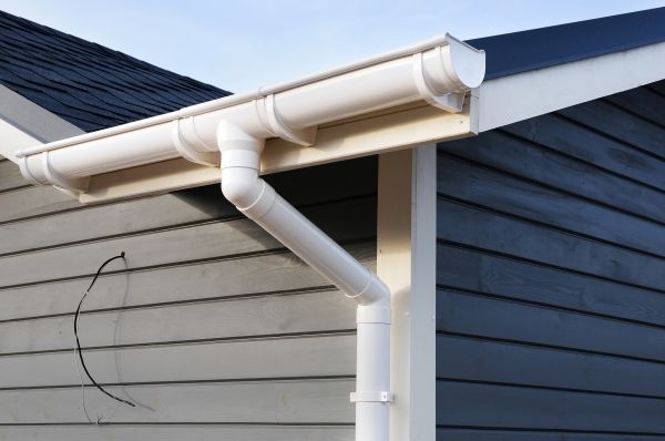 PVC Rain Gutter Installation in Boston