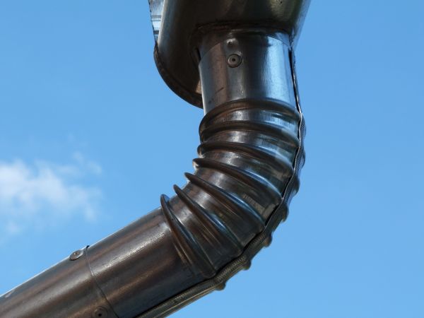 Metal Downspout Installation in Boston